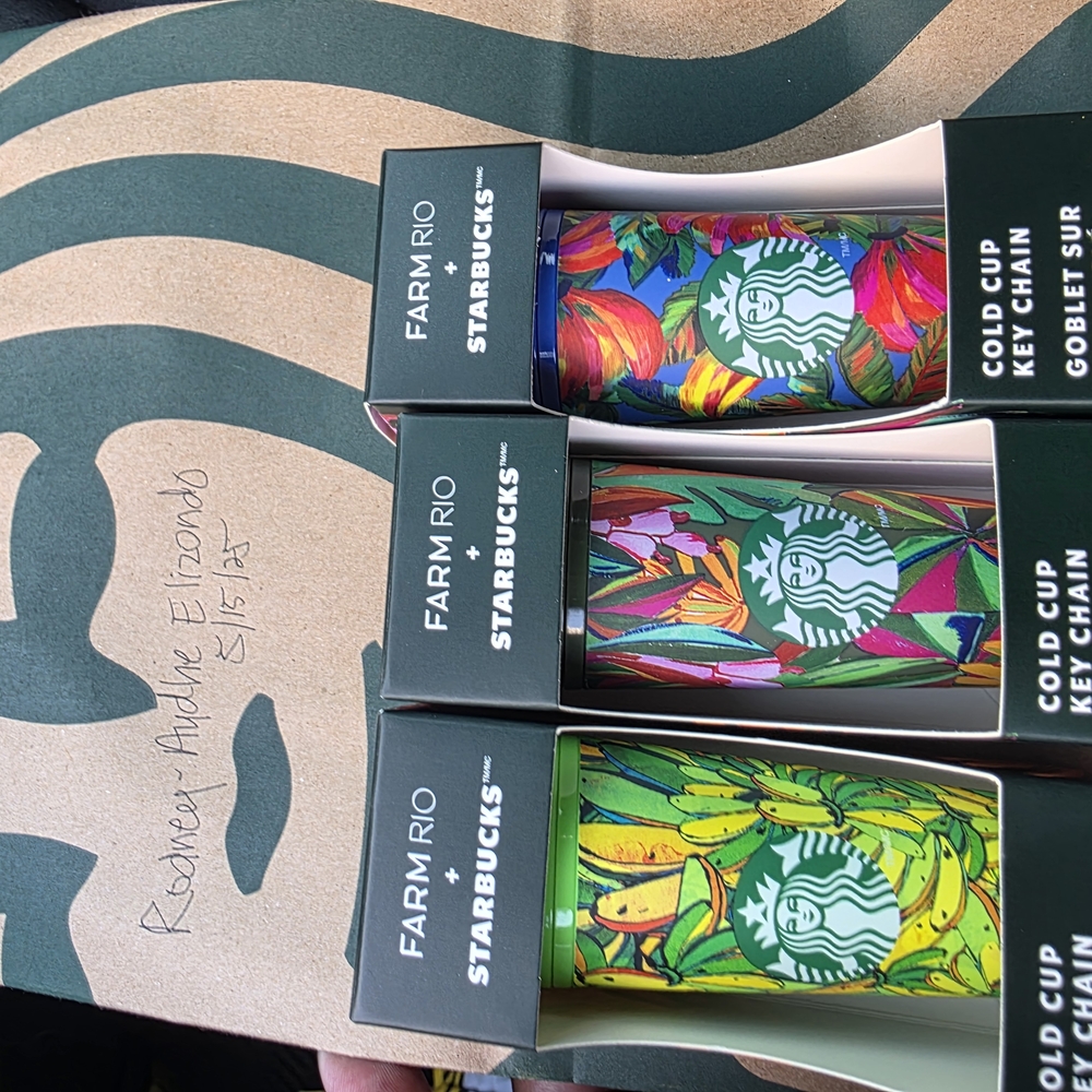Starbucks Farm Rio Tropical Key Chain Collection